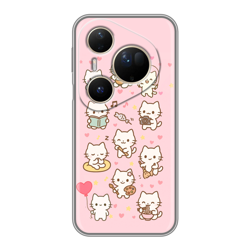 Силиконовый чехол на Huawei Pura 80 Ultra с принтом Hello Kitty Хелоу Кити Силиконовый чехол на Huawei Pura 80 Ultra с принтом Hello Kitty Хелоу Кити