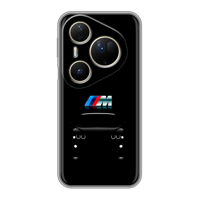 Силиконовый чехол на Huawei Pura 80 Ultra с принтом БМВ BMW Силиконовый чехол на Huawei Pura 80 Ultra с принтом БМВ BMW