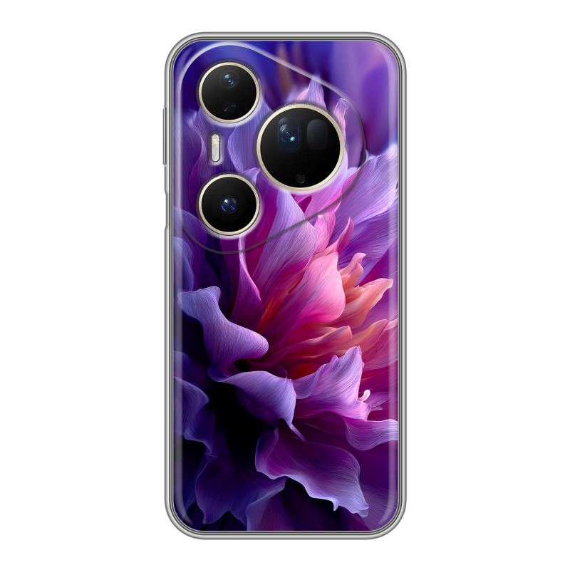 Силиконовый чехол на Huawei Pura 80 Ultra с принтом женский цветы Силиконовый чехол на Huawei Pura 80 Ultra с принтом женский цветы