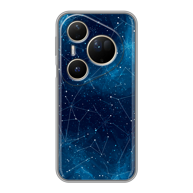 Силиконовый чехол на Huawei Pura 80 Ultra с принтом Космос звезды Силиконовый чехол на Huawei Pura 80 Ultra с принтом Космос звезды