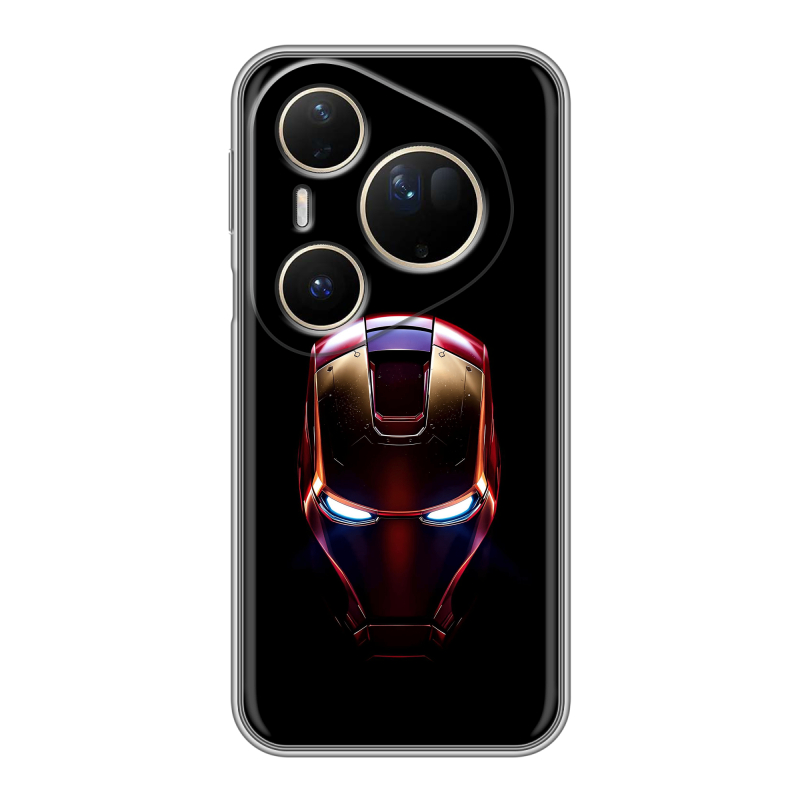 Силиконовый чехол на Huawei Pura 80 Ultra с принтом IronMan Железный человек Силиконовый чехол на Huawei Pura 80 Ultra с принтом IronMan Железный человек