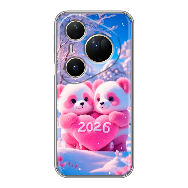 Силиконовый чехол на Huawei Pura 80 Ultra с принтом Новый год Силиконовый чехол на Huawei Pura 80 Ultra с принтом Новый год