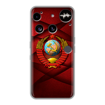 Силиконовый чехол на Nothing Phone (3) с принтом Герб СССР Силиконовый чехол на Nothing Phone (3) с принтом Герб СССР