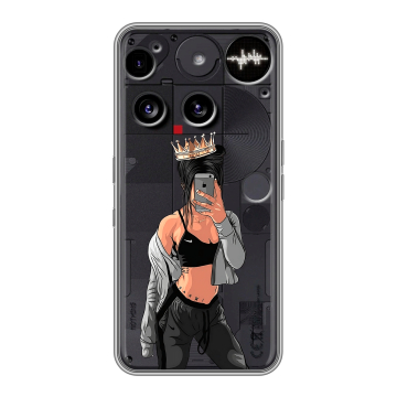 Силиконовый чехол на Nothing Phone (3) с принтом Женские принты Силиконовый чехол на Nothing Phone (3) с принтом Женские принты