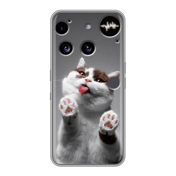 Силиконовый чехол на Nothing Phone (3) с принтом Коты Силиконовый чехол на Nothing Phone (3) с принтом Коты