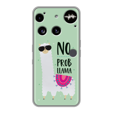 Силиконовый чехол на Nothing Phone (3) с принтом Лама Силиконовый чехол на Nothing Phone (3) с принтом Лама