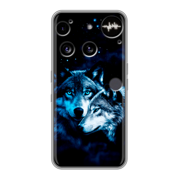 Силиконовый чехол на Nothing Phone (3) с принтом Волки Силиконовый чехол на Nothing Phone (3) с принтом Волки