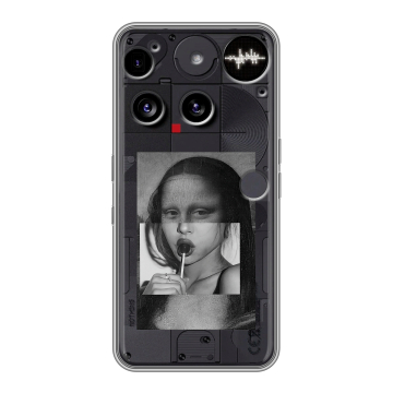 Силиконовый чехол на Nothing Phone (3) с принтом Мона Лиза