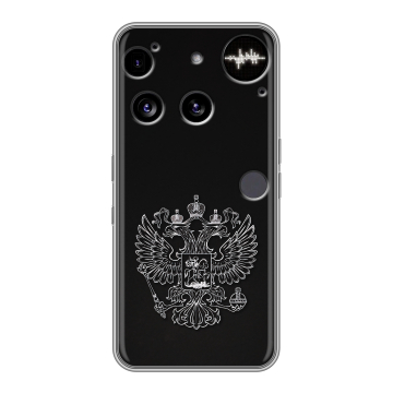 Силиконовый чехол на Nothing Phone (3) с принтом Герб России Силиконовый чехол на Nothing Phone (3) с принтом Герб России