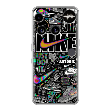 Силиконовый чехол на Nothing Phone (3) с принтом Найк Силиконовый чехол на Nothing Phone (3) с принтом Найк