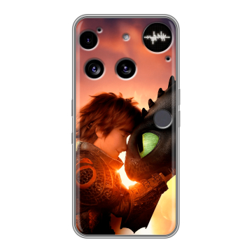 Силиконовый чехол на Nothing Phone (3) с принтом Как приручить дракона Силиконовый чехол на Nothing Phone (3) с принтом Как приручить дракона