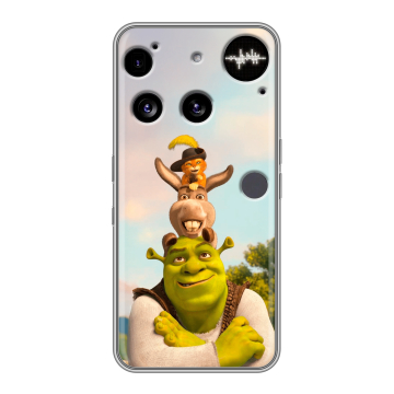 Силиконовый чехол на Nothing Phone (3) с принтом Шрек Shrek