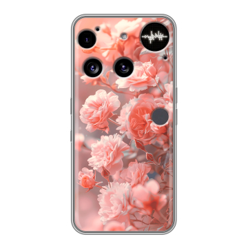 Силиконовый чехол на Nothing Phone (3) с принтом Розы цветы Силиконовый чехол на Nothing Phone (3) с принтом Розы цветы