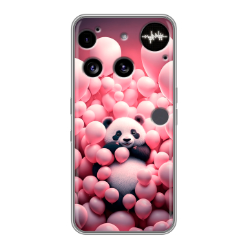 Силиконовый чехол на Nothing Phone (3) с принтом Панда Силиконовый чехол на Nothing Phone (3) с принтом Панда