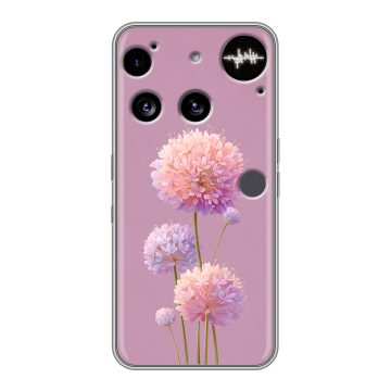 Силиконовый чехол на Nothing Phone (3) с принтом Цветы Силиконовый чехол на Nothing Phone (3) с принтом Цветы