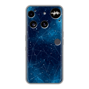 Силиконовый чехол на Nothing Phone (3) с принтом Космос звезды