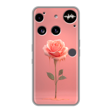 Силиконовый чехол на Nothing Phone (3) с принтом Розовая роза