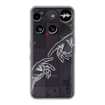 Силиконовый чехол на Nothing Phone (3) с принтом Сотворение мира