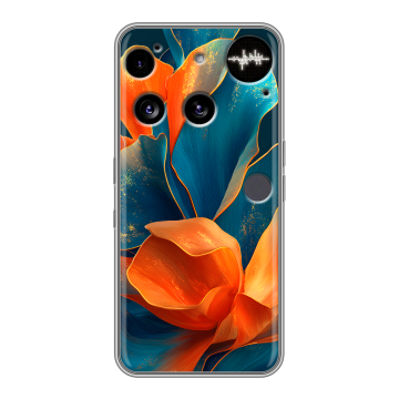 Силиконовый чехол на Nothing Phone (3) с принтом Цветы