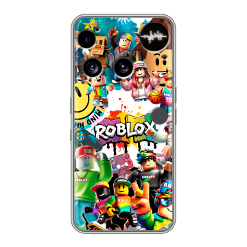 Силиконовый чехол на Nothing Phone (3) с принтом Roblox Роблокс Силиконовый чехол на Nothing Phone (3) с принтом Roblox Роблокс