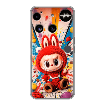 Силиконовый чехол на Nothing Phone (3) с принтом Labubu Лабубу Силиконовый чехол на Nothing Phone (3) с принтом Labubu Лабубу