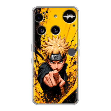 Силиконовый чехол на Nothing Phone (3) с принтом Naruto Наруто