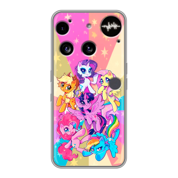 Силиконовый чехол на Nothing Phone (3) с принтом My little pony Дружба чудо