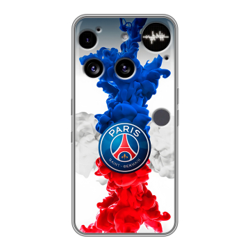 Силиконовый чехол на Nothing Phone (3) с принтом PSG ПСЖ Силиконовый чехол на Nothing Phone (3) с принтом PSG ПСЖ