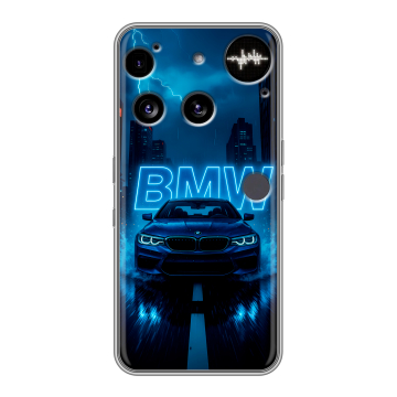 Силиконовый чехол на Nothing Phone (3) с принтом BMW БМВ