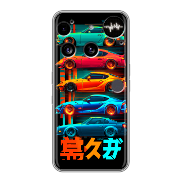 Силиконовый чехол на Nothing Phone (3) с принтом машины тачки Силиконовый чехол на Nothing Phone (3) с принтом машины тачки