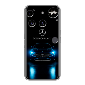 Силиконовый чехол на Nothing Phone (3) с принтом Mercedes Мерседес Силиконовый чехол на Nothing Phone (3) с принтом Mercedes Мерседес