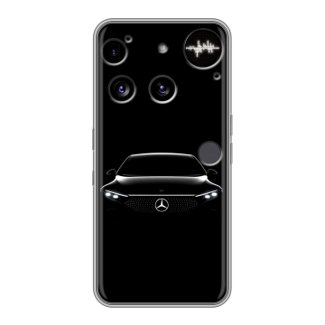Силиконовый чехол на Nothing Phone (3) с принтом Mercedes Мерседес