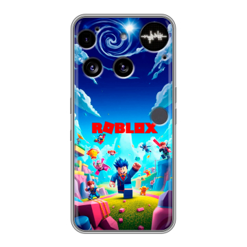 Силиконовый чехол на Nothing Phone (3) с принтом Roblox Роблокс Силиконовый чехол на Nothing Phone (3) с принтом Roblox Роблокс