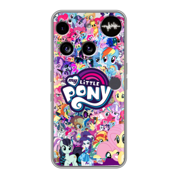 Силиконовый чехол на Nothing Phone (3) с принтом My little pony Дружба чудо Силиконовый чехол на Nothing Phone (3) с принтом My little pony Дружба чудо