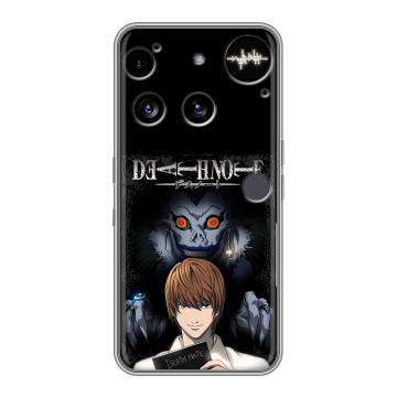 Силиконовый чехол на Nothing Phone (3) с принтом Death note Тетрадь смерти Силиконовый чехол на Nothing Phone (3) с принтом Death note Тетрадь смерти