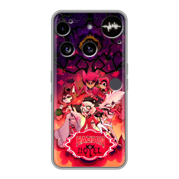 Силиконовый чехол на Nothing Phone (3) с принтом Hazbin Hotel Отель Хазбин Силиконовый чехол на Nothing Phone (3) с принтом Hazbin Hotel Отель Хазбин