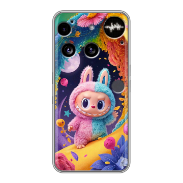 Силиконовый чехол на Nothing Phone (3) с принтом Labubu Лабубу Силиконовый чехол на Nothing Phone (3) с принтом Labubu Лабубу