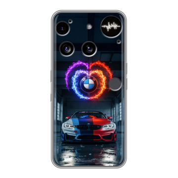 Силиконовый чехол на Nothing Phone (3) с принтом BMW БМВ