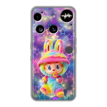 Силиконовый чехол на Nothing Phone (3) с принтом Labubu Лабубу