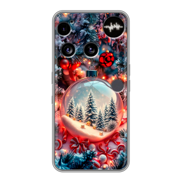 Силиконовый чехол на Nothing Phone (3) с принтом Новый год Силиконовый чехол на Nothing Phone (3) с принтом Новый год