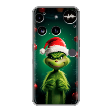 Силиконовый чехол на Nothing Phone (3) с принтом Гринч Новый год Рождество Силиконовый чехол на Nothing Phone (3) с принтом Гринч Новый год Рождество