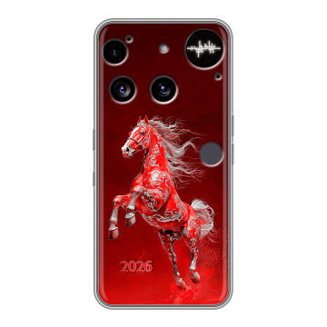 Силиконовый чехол на Nothing Phone (3) с принтом Новый год Силиконовый чехол на Nothing Phone (3) с принтом Новый год