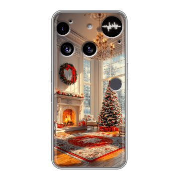 Силиконовый чехол на Nothing Phone (3) с принтом Новый год Силиконовый чехол на Nothing Phone (3) с принтом Новый год