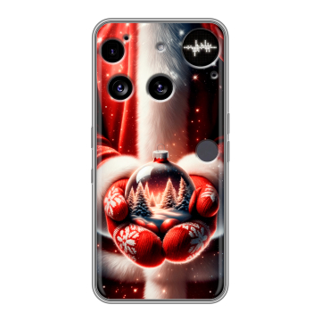 Силиконовый чехол на Nothing Phone (3) с принтом Новый год Силиконовый чехол на Nothing Phone (3) с принтом Новый год