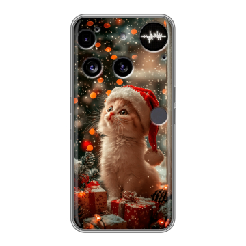 Силиконовый чехол на Nothing Phone (3) с принтом Новый год Силиконовый чехол на Nothing Phone (3) с принтом Новый год