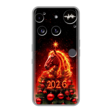 Силиконовый чехол на Nothing Phone (3) с принтом Новый год Силиконовый чехол на Nothing Phone (3) с принтом Новый год