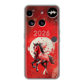 Силиконовый чехол на Nothing Phone (3) с принтом Новый год Силиконовый чехол на Nothing Phone (3) с принтом Новый год