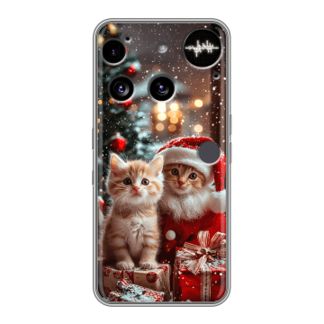 Силиконовый чехол на Nothing Phone (3) с принтом Новый год Силиконовый чехол на Nothing Phone (3) с принтом Новый год
