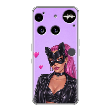 Силиконовый чехол на Nothing Phone (3) с принтом женский Силиконовый чехол на Nothing Phone (3) с принтом женский