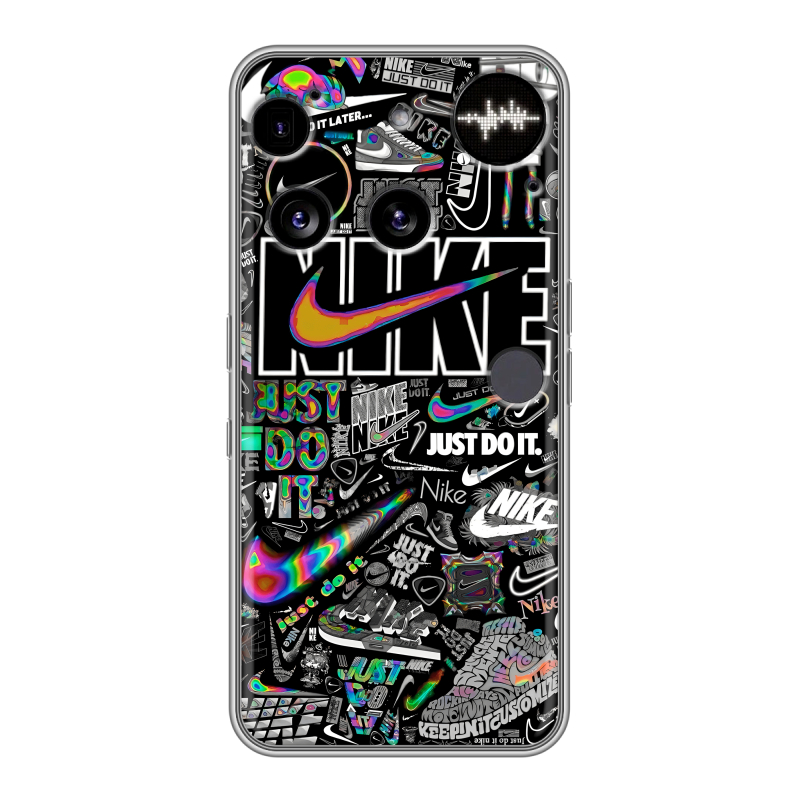Силиконовый чехол на Nothing Phone (3) с принтом Найк Силиконовый чехол на Nothing Phone (3) с принтом Найк